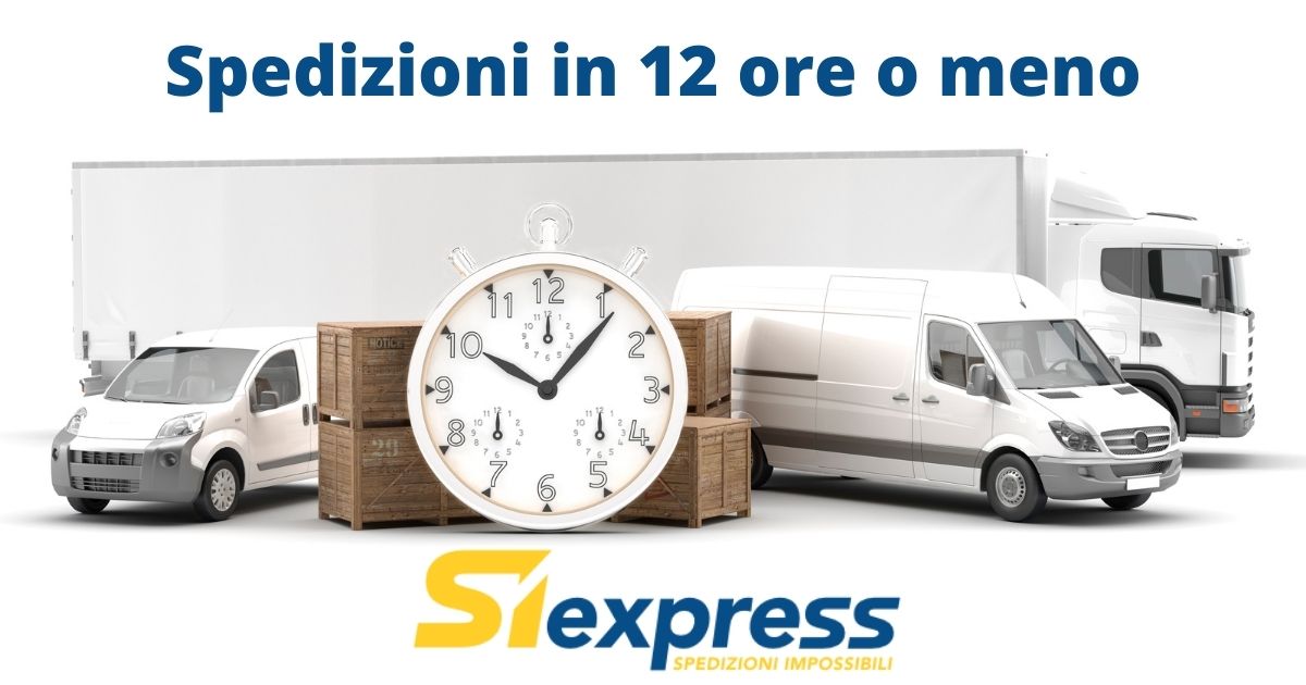 Spedizioni urgenti: trasporti in massimo 12 ore a seconda della distanza