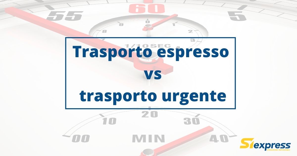 Trasporti espressi: sicuro che siano sinonimo di trasporti urgenti?